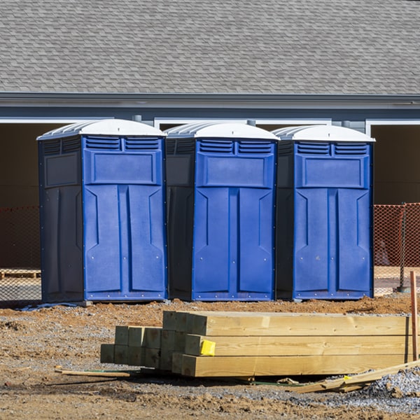 are there different sizes of portable toilets available for rent in South Amherst